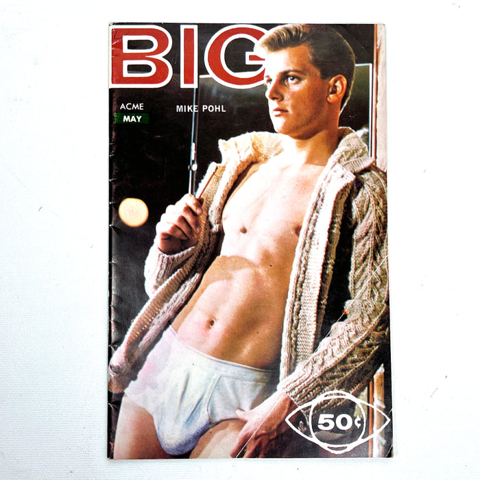 BIG, Vol. 5, Mike Pohl, Waljim Enterprises, May 1966, Very Good staplebound, gay interest.