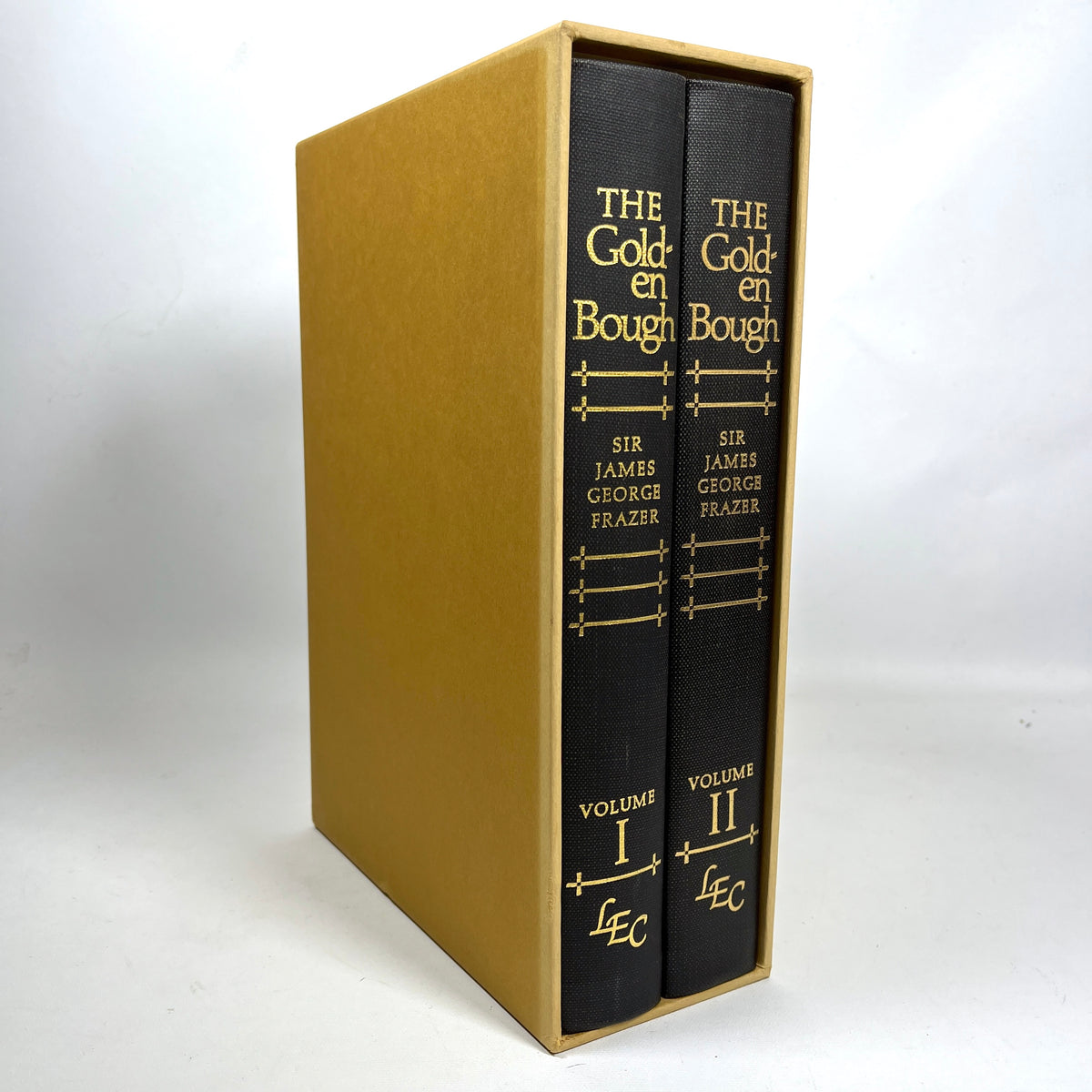 Frazer, The Golden Bough, 2 Vols., Illus. James Lewicki, 1970, SIGNED, NF HC w/slipcase.