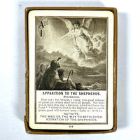New Testament Game, Illustrated, The Fireside Game Co., 1899, Good hardcover cased deck of cards.