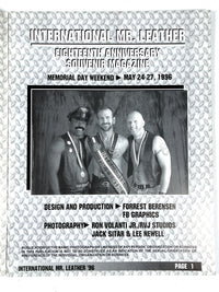 International Mr. Leather Souvenir Magazine, 1996, VG SC, gay interest