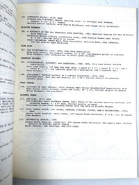 A Checklist of San Francisco Murals 1914-1986, San Francisco State University, 1986, Very Good.