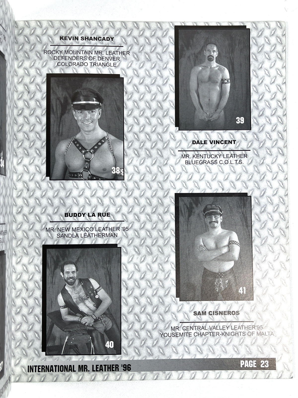 International Mr. Leather Souvenir Magazine, 1996, VG SC, gay interest