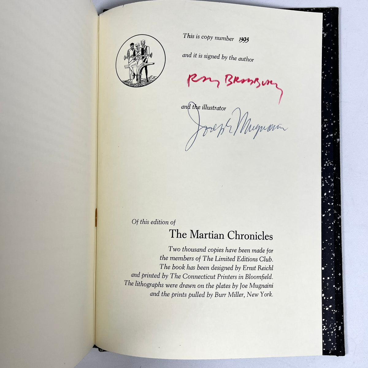Ray Bradbury, The Martian Chronicles, Limited Editions Club 1974 SIGNED,