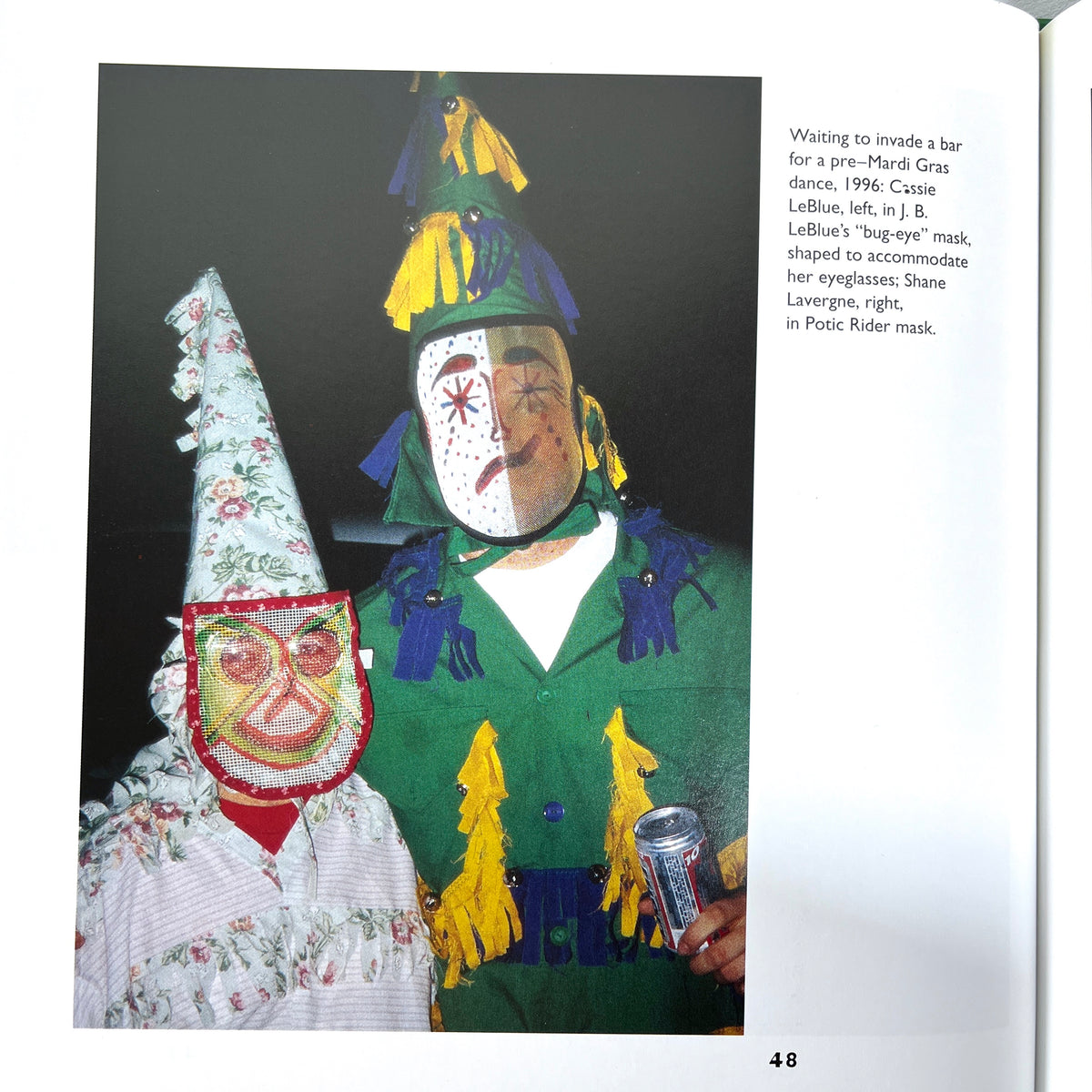 Cajun Mardi Gras Masks, Folk Art and Artists Series, 1997, SCARCE, Near Fine hardcover