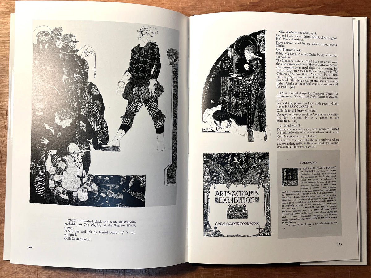 Harry Clarke: His Graphic Art, Nicola Gordon Bowe, Dolmen Press, Mountrath, Ireland, 1983, NF HC