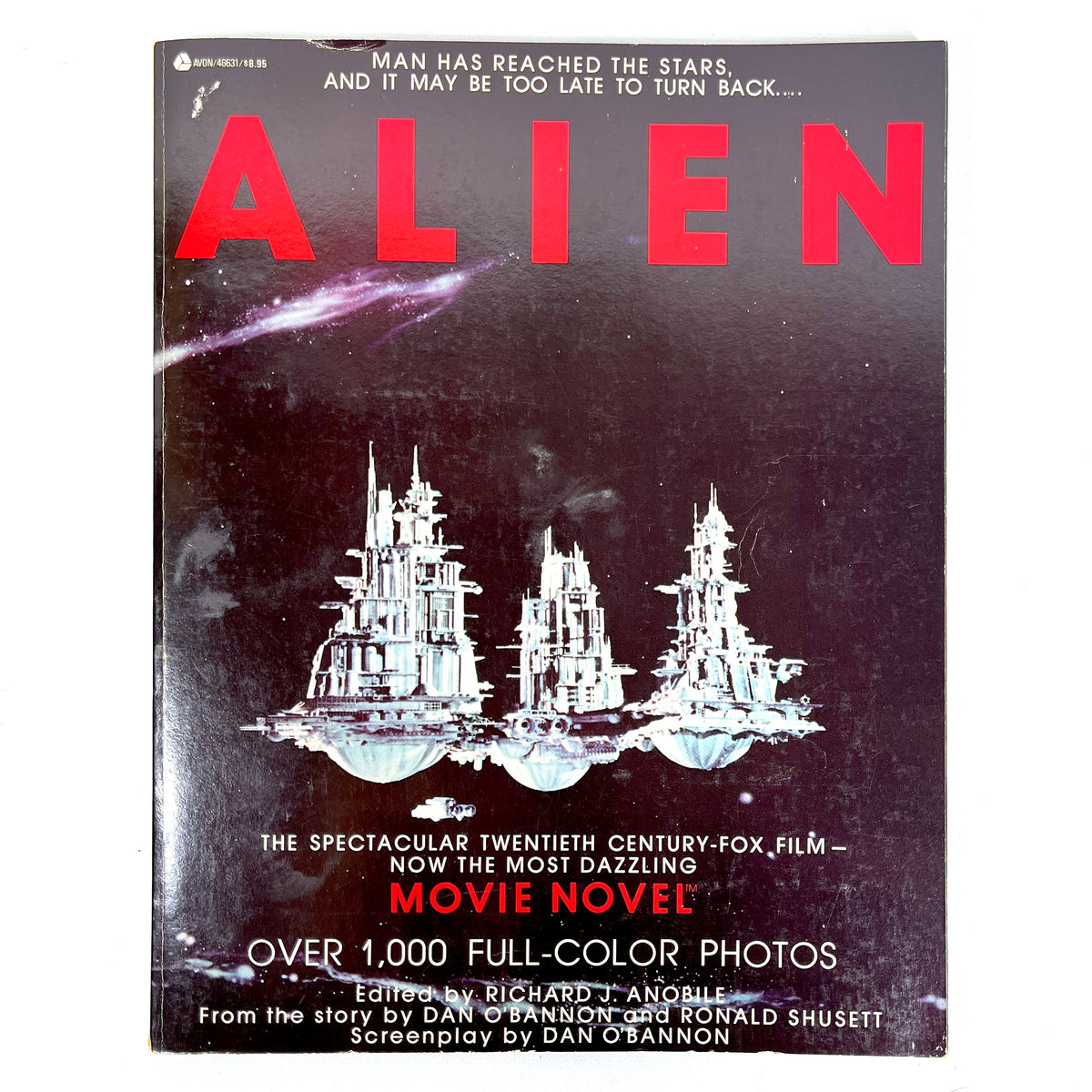 Alien, Richard J. Anobile, Avon Books, 1st Print, 1979, Very Good+ softcover movie novel