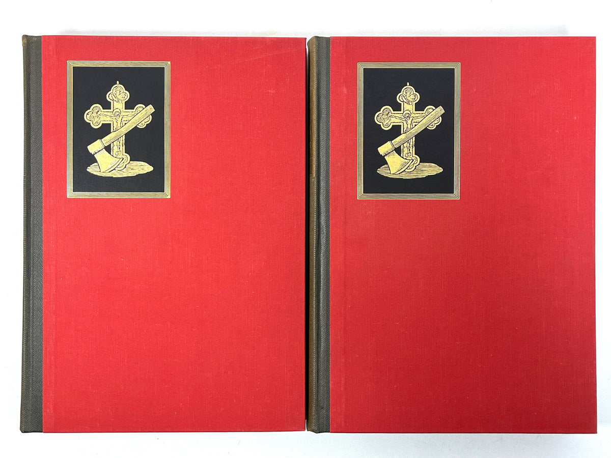 Dostoevsky, Crime and Punishment, 2 Vols, Fritz Eichenberg, 1948, SIGNED, NF HC w/slipcase