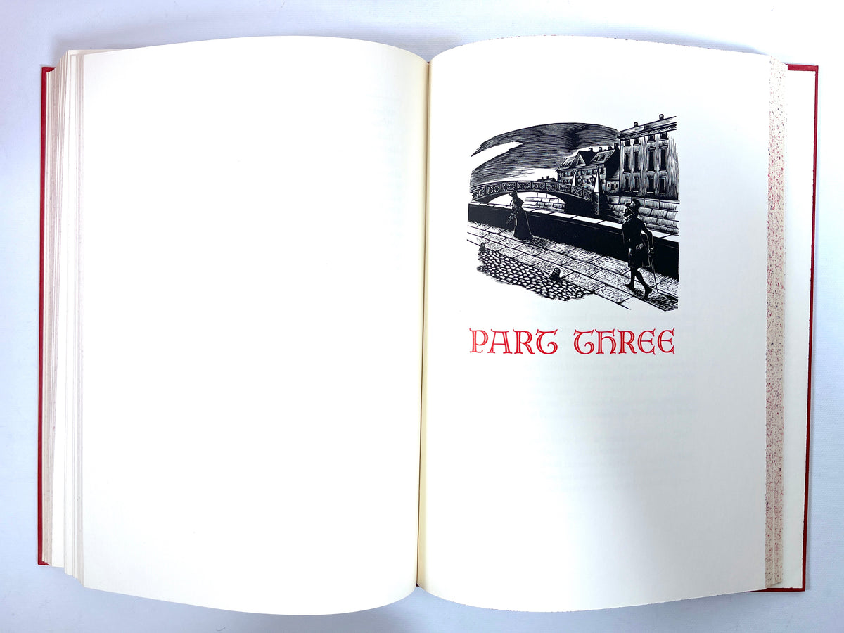 Dostoevsky, Crime and Punishment, 2 Vols, Fritz Eichenberg, 1948, SIGNED, NF HC w/slipcase