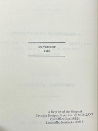 La Cuisine Creole: A Collection of Culinary Recipes, 2nd Ed, 1966, Near Fine HC facsimile