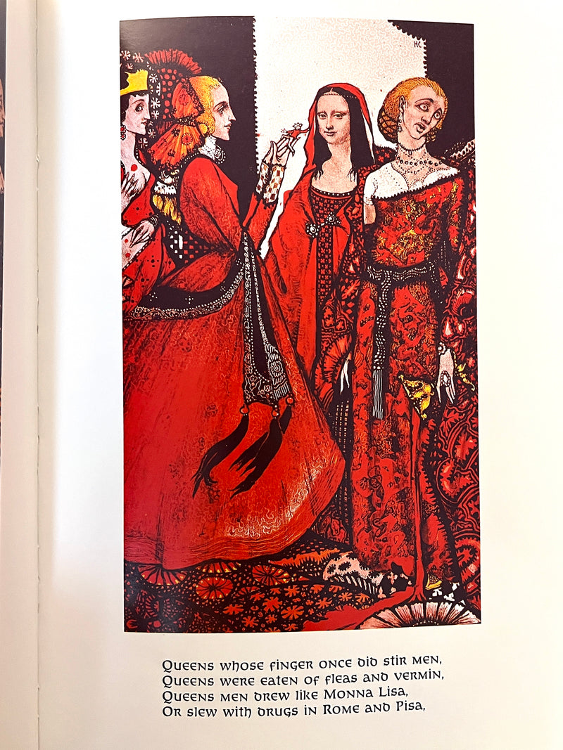 J.M. Synge, Queens, Illustrated by Harry Clarke, Ireland, Dolmen Press Limited, 1986, Fine HC
