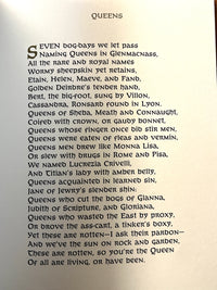 J.M. Synge, Queens, Illustrated by Harry Clarke, Ireland, Dolmen Press Limited, 1986, Fine HC