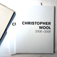 Christopher Wool: Porto - Köln, 2006-08, 2 Vols., SIGNED, SC, VG, w/Slipcase.