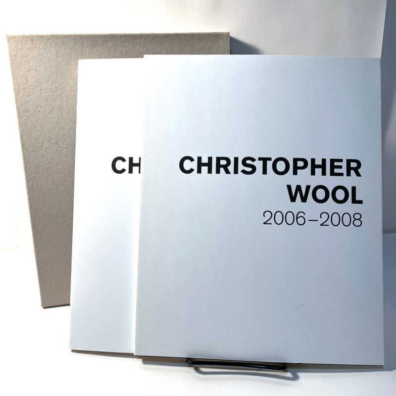 Christopher Wool: Porto - Köln, 2006-08, 2 Vols., SIGNED, SC, VG, w/Slipcase.