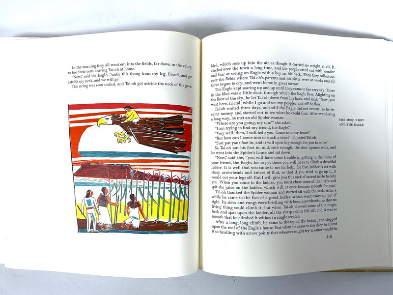 American Indian Legends, Illus by Everett Lee Jackson, 1968, SIGNED, NF HC w/slipcase