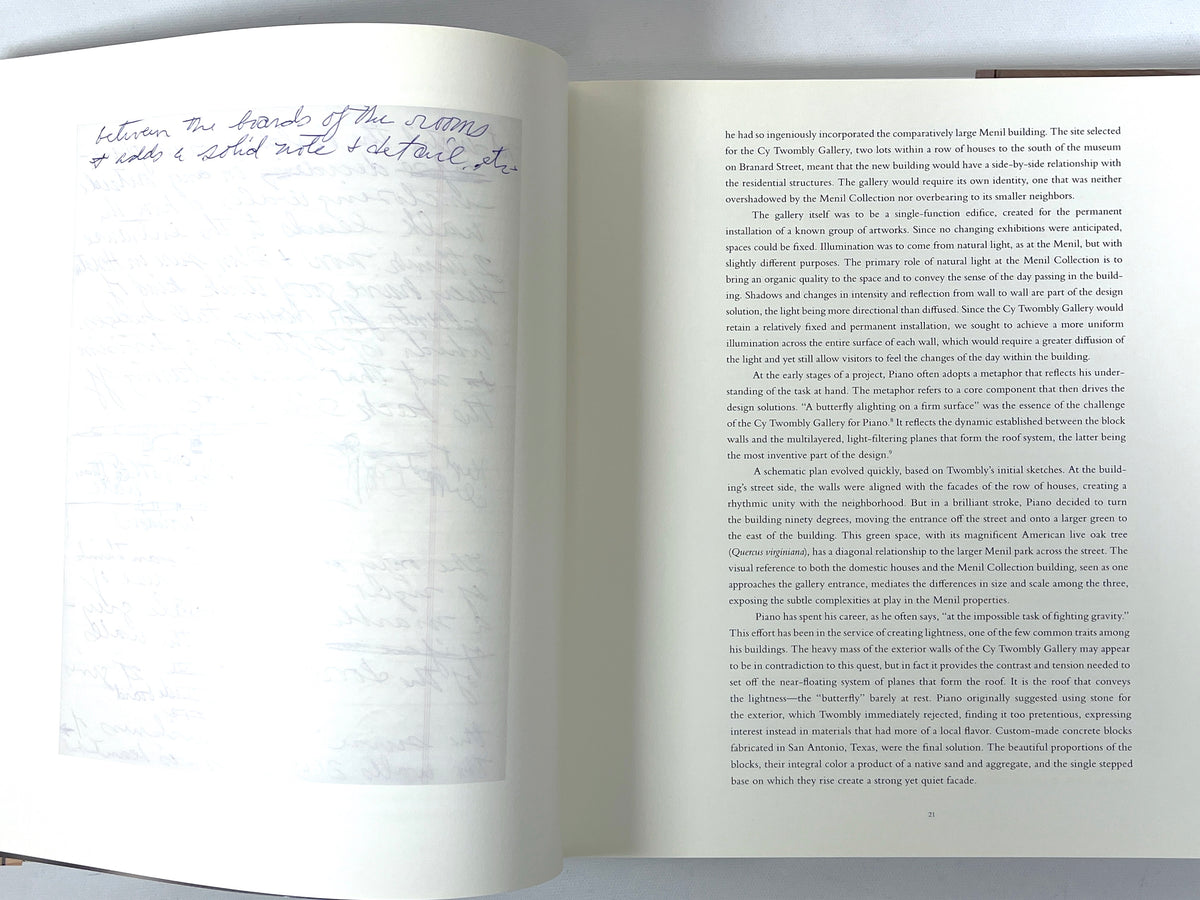 The Cy Twombly Gallery: The Menil Collection, Houston, 2013, Near Fine book in NF DJ