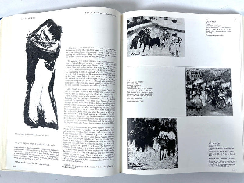 Picasso: The Blue and Rose Periods, A Catalogue Raisonné, 1900-1906; 1967, VG+ HC, no DJ