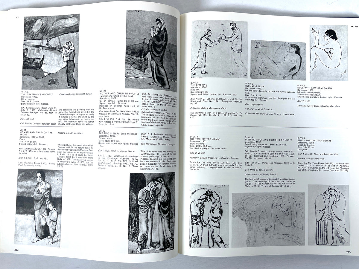 Picasso: The Blue and Rose Periods, A Catalogue Raisonné, 1900-1906; 1967, VG+ HC, no DJ