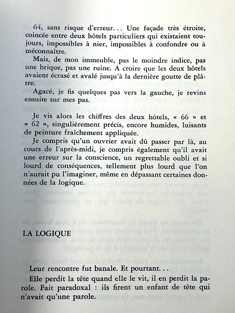 La Geometrie Dans L'Impossible, Jacques Sternberg, Siné, SC, VG.