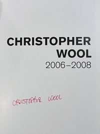 Christopher Wool: Porto - Köln, 2006-08, 2 Vols., SIGNED, SC, VG, w/Slipcase.