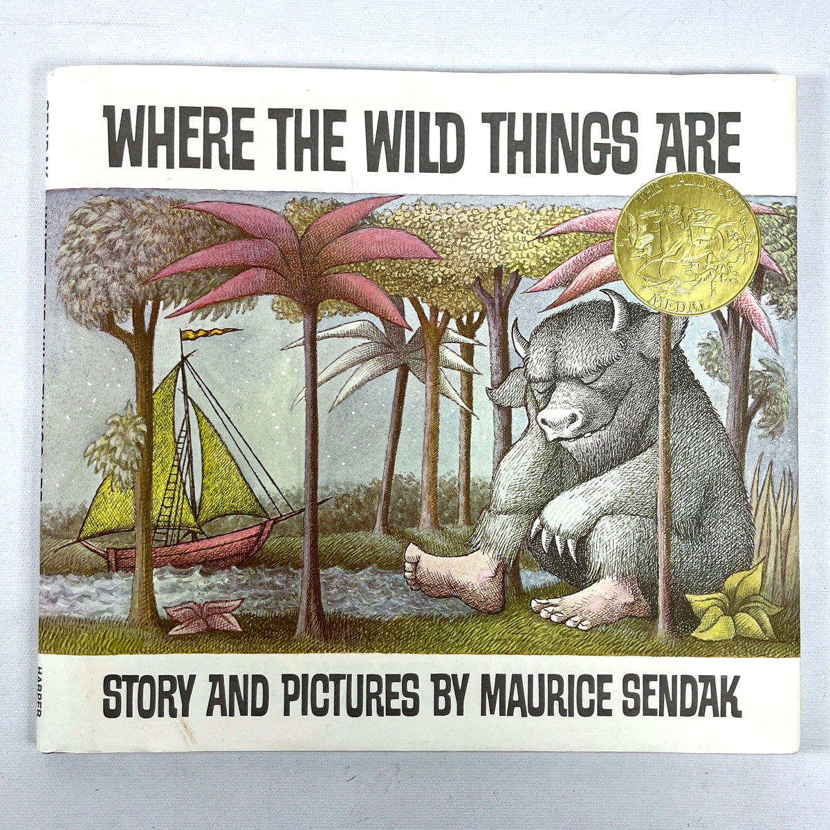 Maurice Sendak, Where the Wild Things Are, 1974, Very Good HC, SIGNED