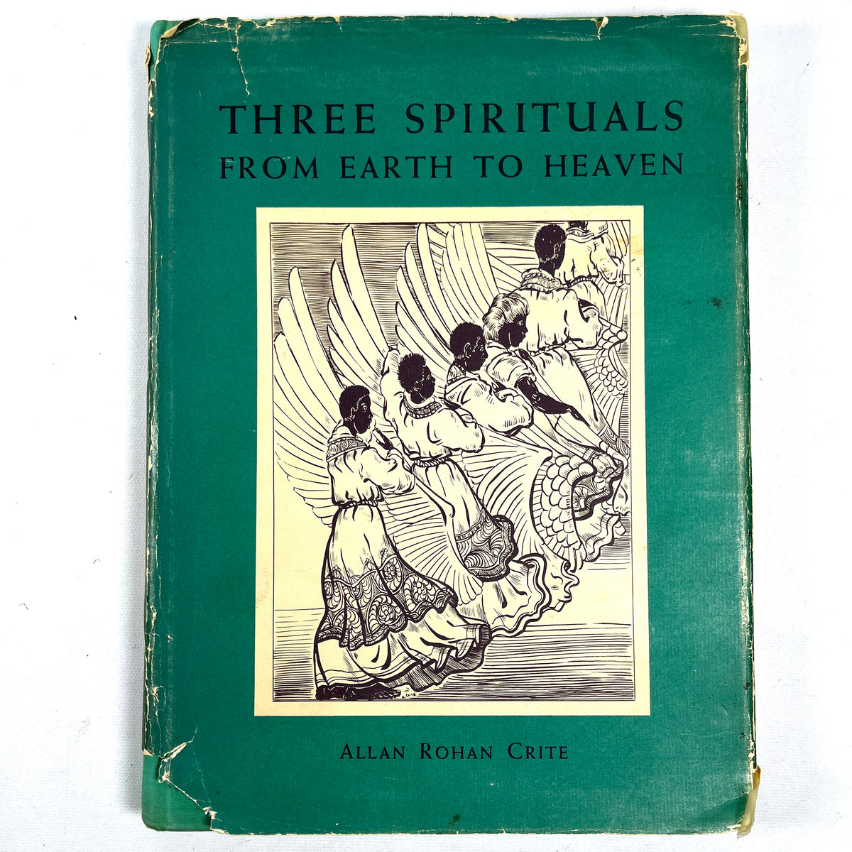 Allan Rohan Crite, Three Spirituals from Earth to Heaven, Harvard Univ Press 1948, VG HC
