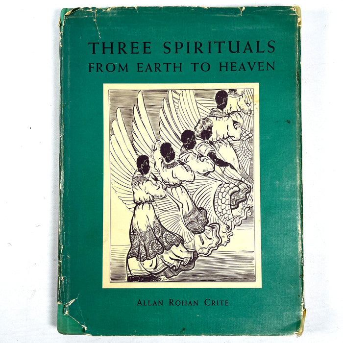 Allan Rohan Crite, Three Spirituals from Earth to Heaven, Harvard Univ Press 1948, VG HC