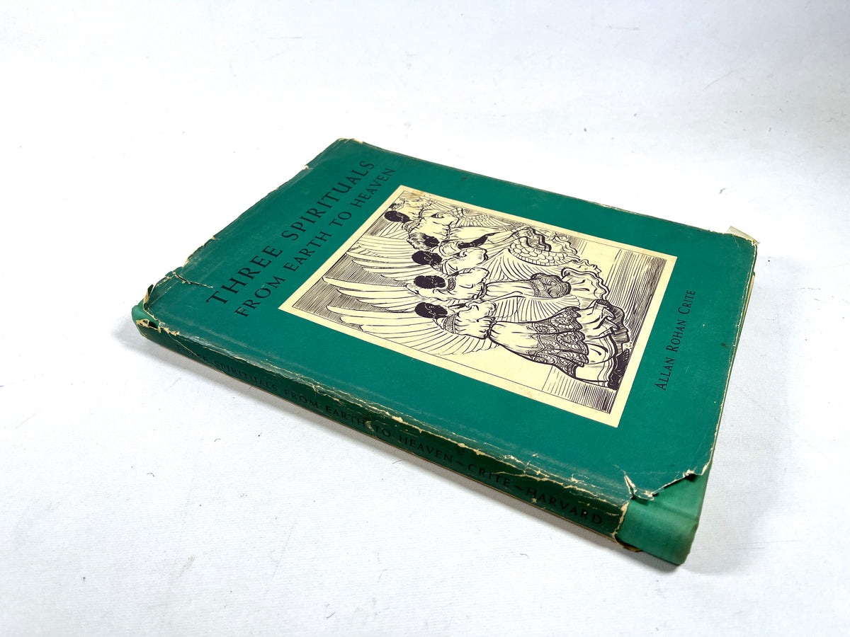 Allan Rohan Crite, Three Spirituals from Earth to Heaven, Harvard Univ Press 1948, VG HC