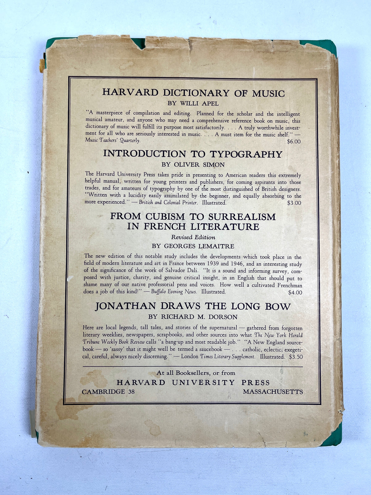 Allan Rohan Crite, Three Spirituals from Earth to Heaven, Harvard Univ Press 1948, VG HC