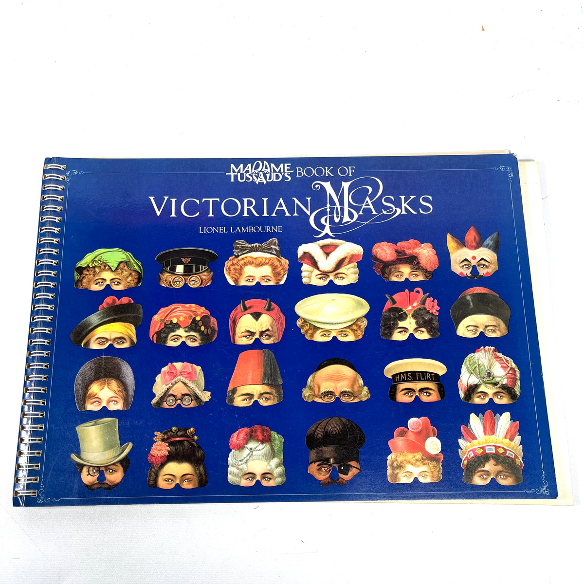 Madame Tussaud's Book of Victorian Masks, 1st Edition Thus, 1987, Near Fine spiral bound