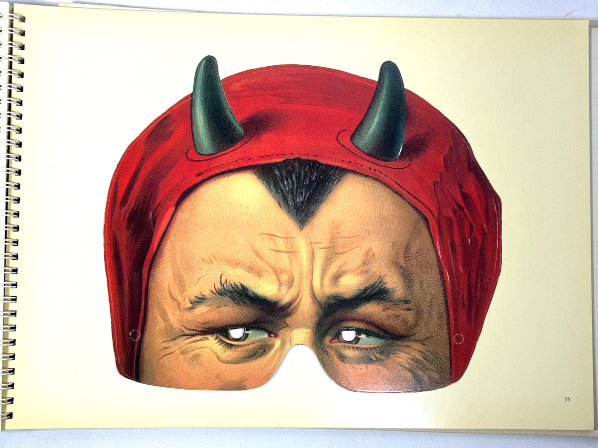 Madame Tussaud's Book of Victorian Masks, 1st Edition Thus, 1987, Near Fine spiral bound