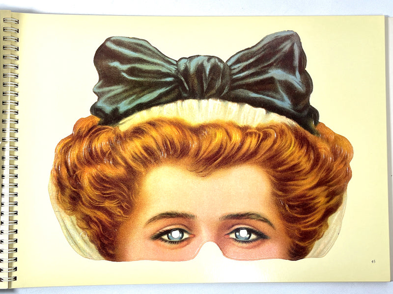 Madame Tussaud's Book of Victorian Masks, 1st Edition Thus, 1987, Near Fine spiral bound