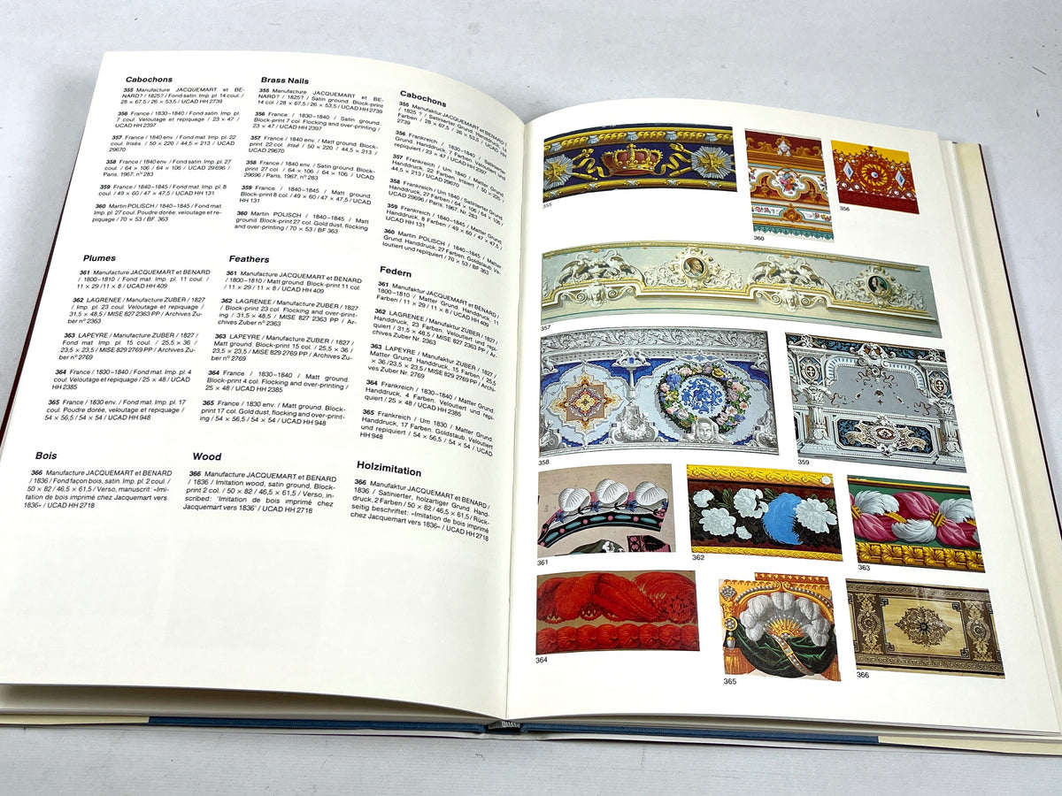 Wall-papers of France 1800-1850, A Zwemmer Ltd, 1981, Very Good hardcover w/DJ