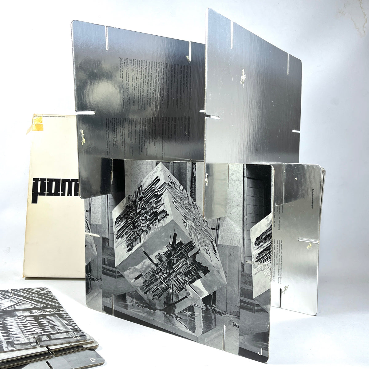 Arnaldo Pomodoro: Sculpture 1960/1970, 18 card puzzle, 1970, Very Good HC w/case