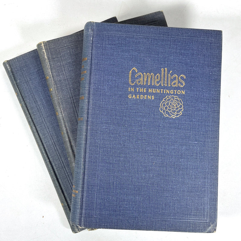 William Hertrich, Camellias in the Huntington Gardens, 3 Vols, 1954-59, Very Good hardcover