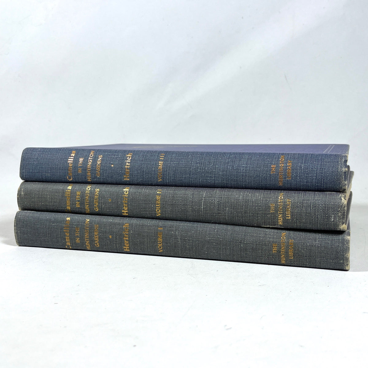 William Hertrich, Camellias in the Huntington Gardens, 3 Vols, 1954-59, Very Good hardcover