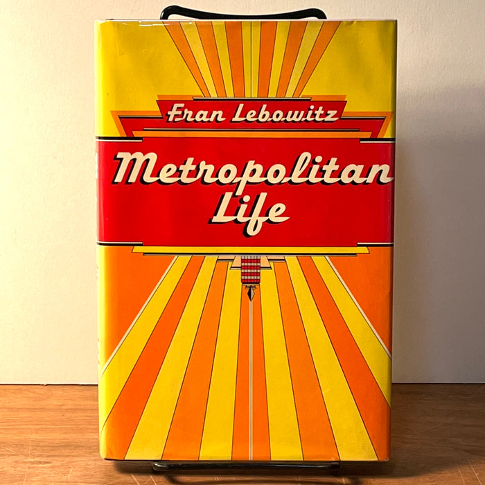 Metropolitan Life, Fran Lebowitz, E. P. Dutton, 1978, Near Fine w/DJ