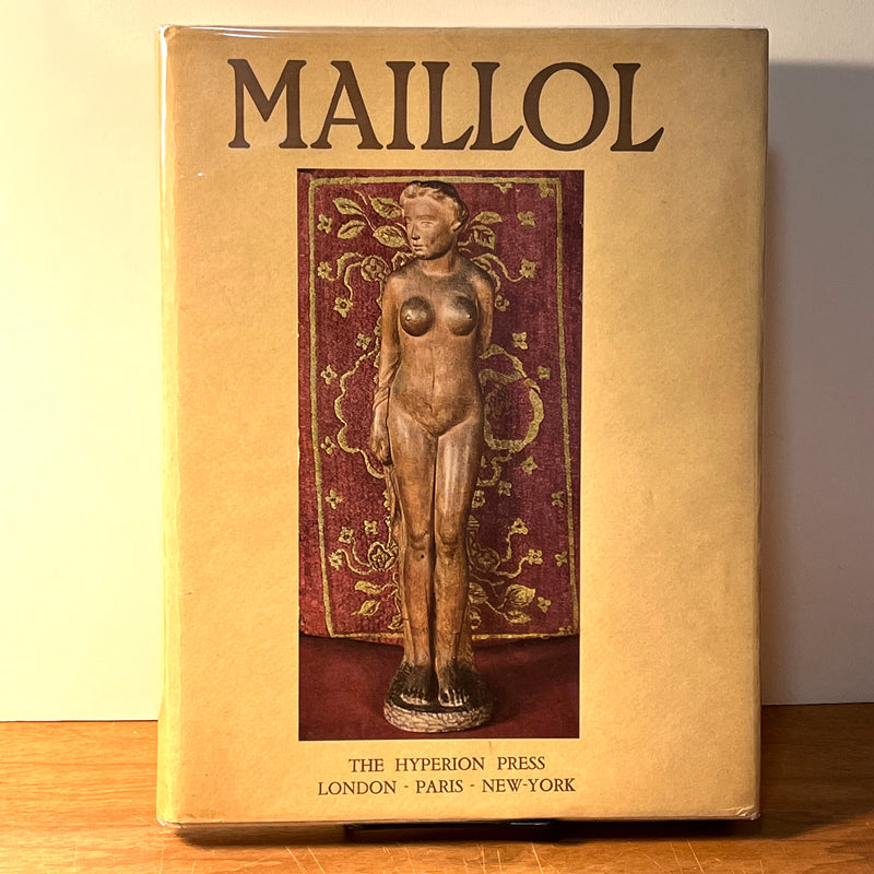 Maillol, John Rewald, 1939, Hyperion Press, SIGNED by Marjorie Grabhorn, VG w/DJ