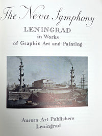 The Neva Symphony Leningrad in Works of Graphic Art and Painting, 1975, VG HC