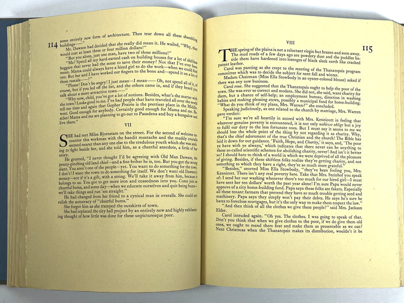 Main Street, Sinclair Lewis, Grant Wood, Limited Editions Club, NF SC & VG slipcase
