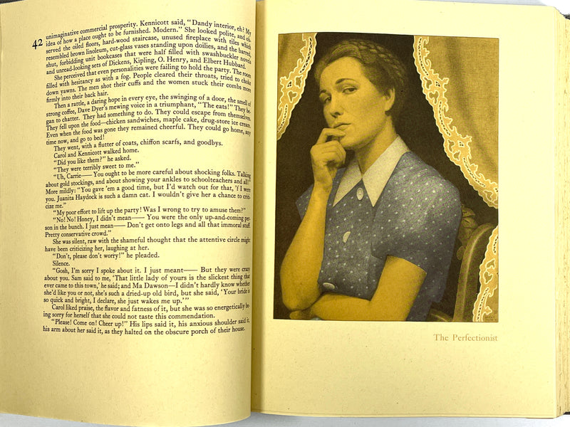 Main Street, Sinclair Lewis, Grant Wood, Limited Editions Club, NF SC & VG slipcase