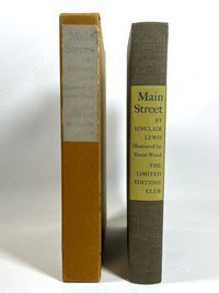 Main Street, Sinclair Lewis, Grant Wood, Limited Editions Club, NF SC & VG slipcase