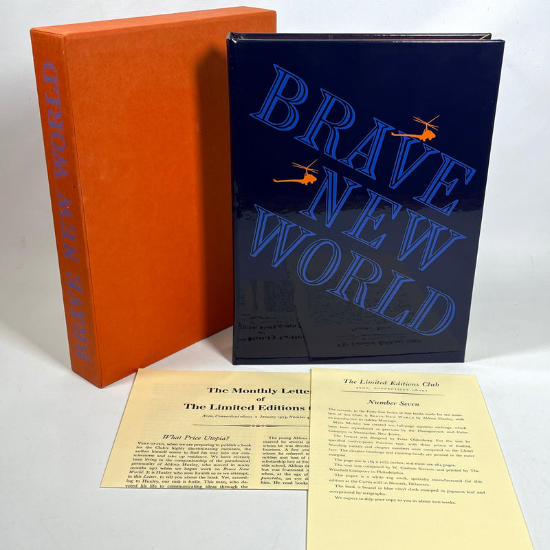Brave New World, Aldous Huxley, Limited Editions Club, 1974, Near Fine HC & SC