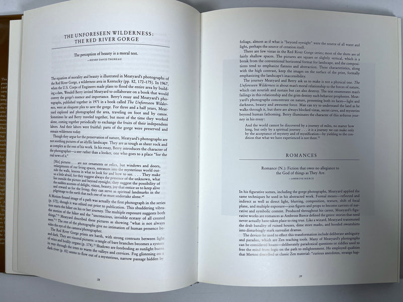 Ralph Eugene Meatyard: An American Visionary, NF HC in DJ, ex cat, 1991 outsid..