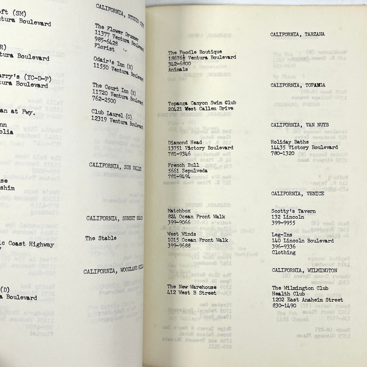 The Timely Gay Bar Guide, Timely Books 1971, Very Good - softcover, RARE