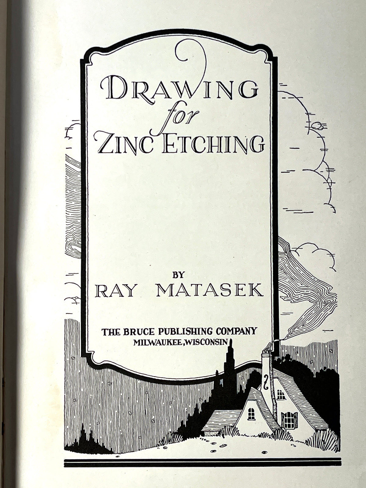 Drawing for Zinc Etching, 1925, HC, VG.