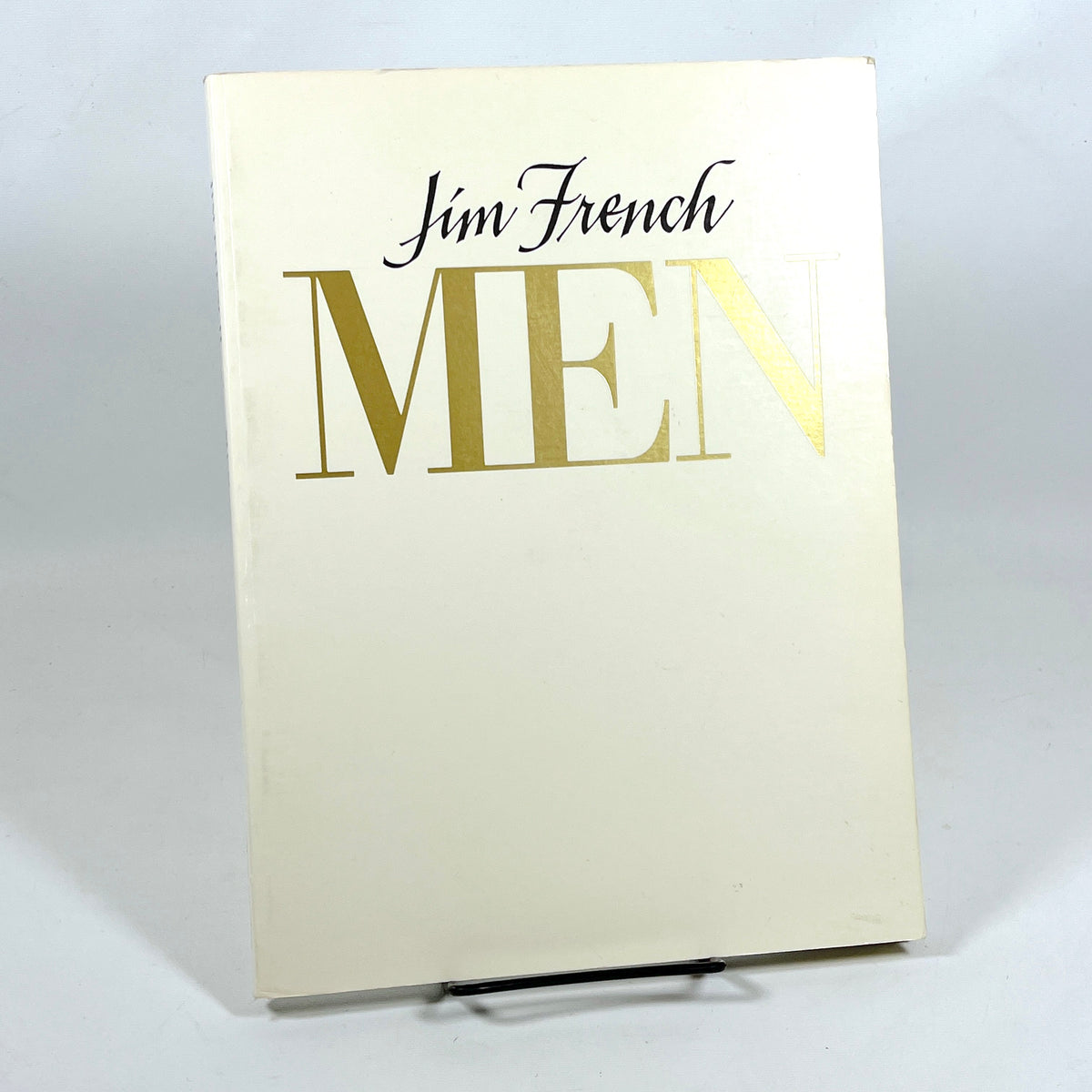 Jim French, MEN, State of Man, 1990, Very Good softcover, gay interest.