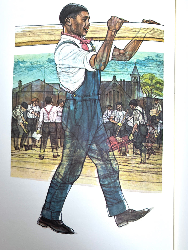 Booker T. Washington, Up From Slavery, Illus. Denver Gillen, 1970, SIGNED, NF HC w/slipcase.