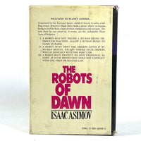 Isaac Asimov, The Robots of Dawn, Doubleday & Company, 1st Ed, 1983, Very Good HC w/DJ