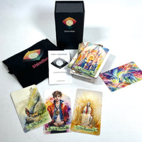 Shimiltei, Watercolor Tarot card deck, Near Fine w/dust bag + box + 78 cards.