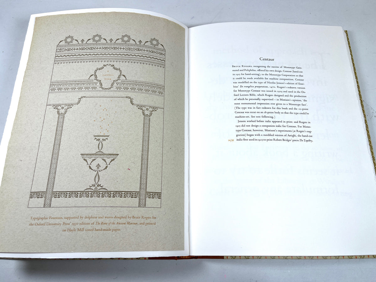 A Miscellany of Type, The Whittington Press, 1990, Near Fine hardcover w/slipcase